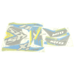 NAKLEJKI NA POJAZD QUAD MINI ATV 50CC NIEBIESKIE