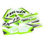 NAKLEJKI NA POJAZD QUAD ATV 125CC LIMONKOWE