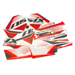 NAKLEJKI NA POJAZD QUAD ATV 125CC CZERWONE