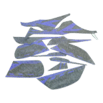 ZESTAW NAKLEJEK NA POJAZD QUAD ATV 90CC NIEB