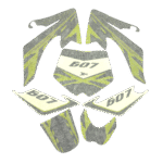 ZESTAW NAKLEJEK NA POJAZD CROSS 125CC LIM.