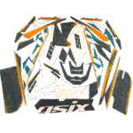 ZESTAW NAKLEJEK NA POJAZD CROSS 125CC POMAR.