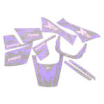 ZESTAW NAKLEJEK NA POJAZD QUAD MINI E-ATV NIE