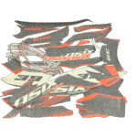 ZESTAW NAKLEJEK NA POJAZD CROSS 300CC POMAR.