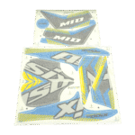 NAKLEJKI NA POJAZD QUAD MINI E-ATV NIEBIESKIE