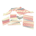 ZESTAW NAKLEJEK NA POJAZD QUAD ATV 250CC KPLCZERWONE