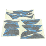 NAKLEJKI NA CAŁY POJAZD QUAD ATV 125CC NIEBIESKIE