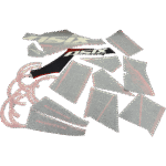 ZESTAW NAKLEJEK NA POJAZD QUAD 250CC POM.