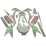 ZESTAW NAKLEJEK NA POJAZD CROSS 125CC CZER-CZ