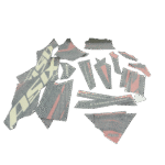 ZESTAW NAKLEJEK NA CAŁY POJAZD QUAD ATV 125CC CZARNO-POMARAŃCZOWE