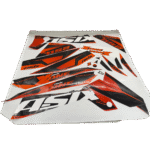 ZESTAW NAKLEJEK NA CAŁY POJAZD QUAD ATV 250CC CZERWONE