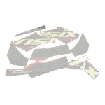 ZESTAW NAKLEJEK NA POJAZD QUAD 125CC POM.