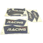 ZESTAW NAKLEJEK NA CAŁY POJAZD QUAD ATV 125CC NIEBIESKIE PRO