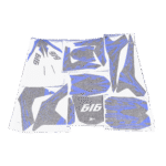 ZESTAW NAKLEJEK NA CAŁY POJAZD CROSS 150CC NIEBIES