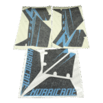 ZESTAW NAKLEJEK NA POJAZD QUAD ATV 12CC NIEBIESKIE