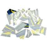 ZESTAW NAKLEJEK NA CAŁY POJAZD QUAD ATV 125CC CZARNO-LIMONKOWE