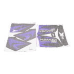 ZESTAW NAKLEJEK NA POJAZD QUAD ATV 200CC NIEB