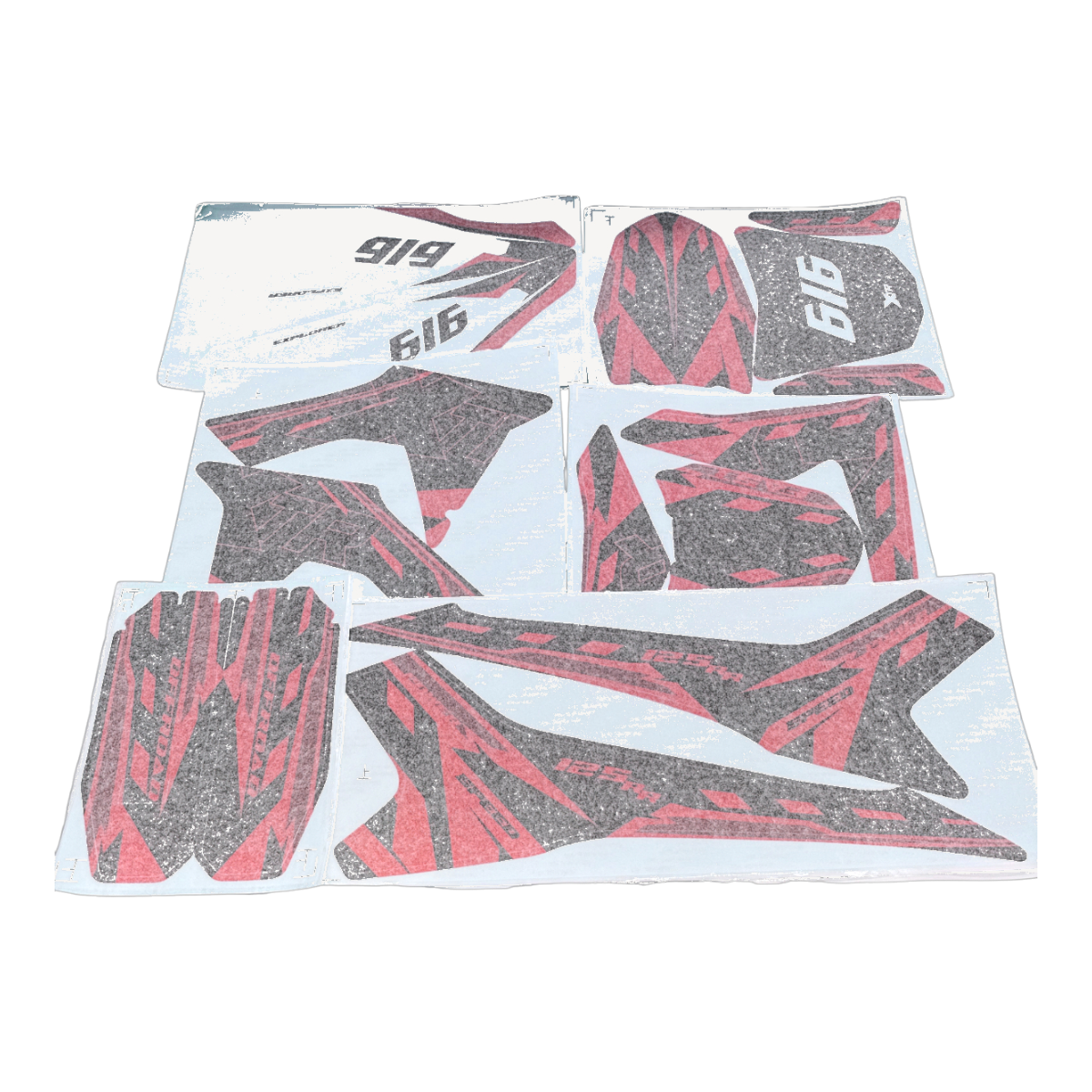 wp-image26615.png ZESTAW NAKLEJEK NA CAŁY POJAZD CROSS 125CC CZERWON - obrazek 1