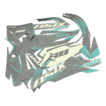 ZESTAW NAKLEJEK NA POJAZD CROSS 250CC TURKUS.