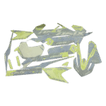 ZESTAW NAKLEJEK NA POJAZD CROSS 90CC NIEB-LIM