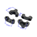 MOCOWANIE KIEROWNICY CROSS 70CC KPL 4 ELEMENTY CZARNE