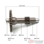 WAŁEK POŚREDNI SKRZYNI BIEGÓW QUAD ATV 250CC