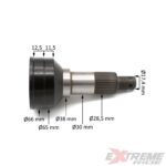 PRZEGUB SWORZEŃ PÓŁOSI  QUAD ATV 250CC E5 KPL