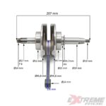 WAŁ KORBOWY CROSS 125CC