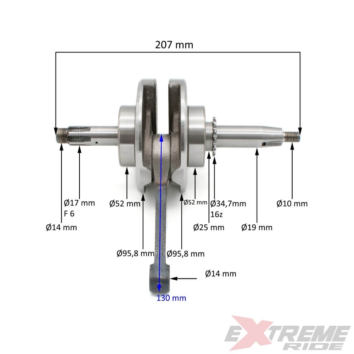11106.jpg WAŁ KORBOWY CROSS 125CC - obrazek 1