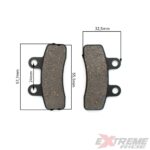 KLOCKI HAMULCOWE PRZÓD CROSS 125CC