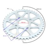 ZĘBATKA TYŁ 520H CROSS 250CC 44Z