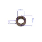 USZCZELNIACZ W LEWY KARTER QUAD ATV 250CC 20X32X6