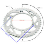 ZĘBATKA TYŁ 520 CROSS 250CC 45Z