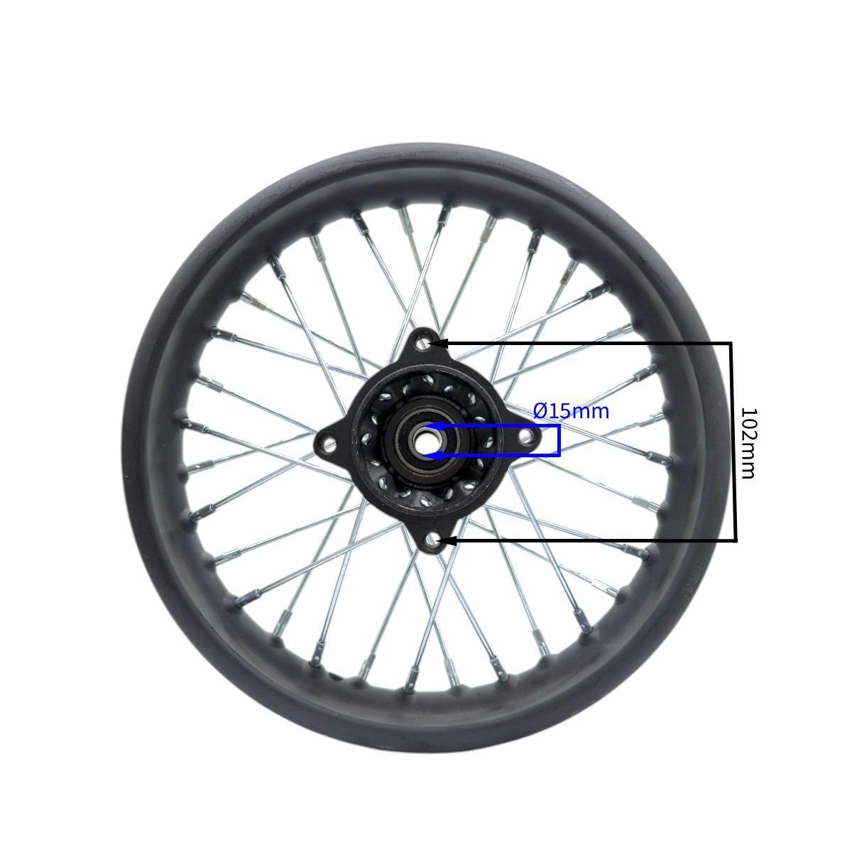 23369.jpg FELGA 12" TYŁ 1,85 CROSS 110CC FI15 - obrazek 1