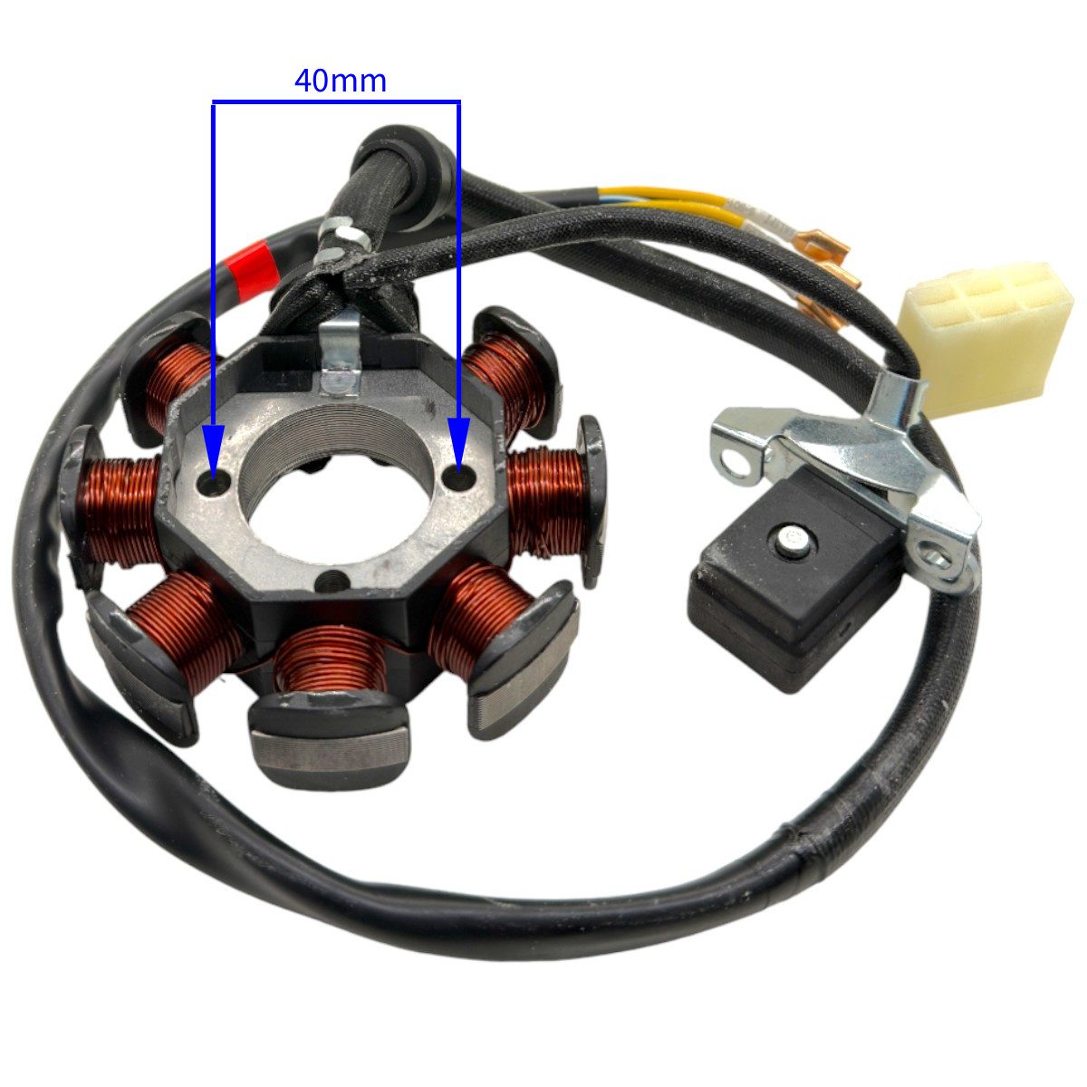 24309.jpg ISKROWNIK STATOR CROSS 250CC 8 CEWEK - obrazek 1