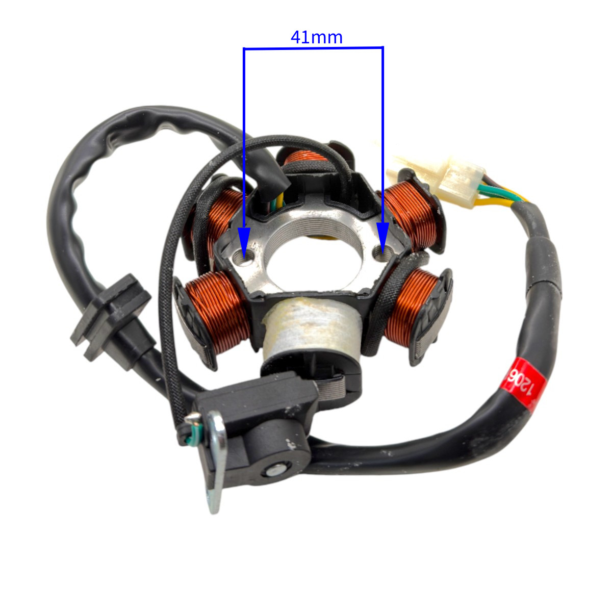 24318.jpg ISKROWNIK STATOR CROSS 125CC 6 CEWEK - obrazek 1