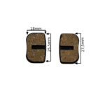 KLOCKI HAMULCOWE PRZÓD TYŁ POCKET MINI CROSS QUAD