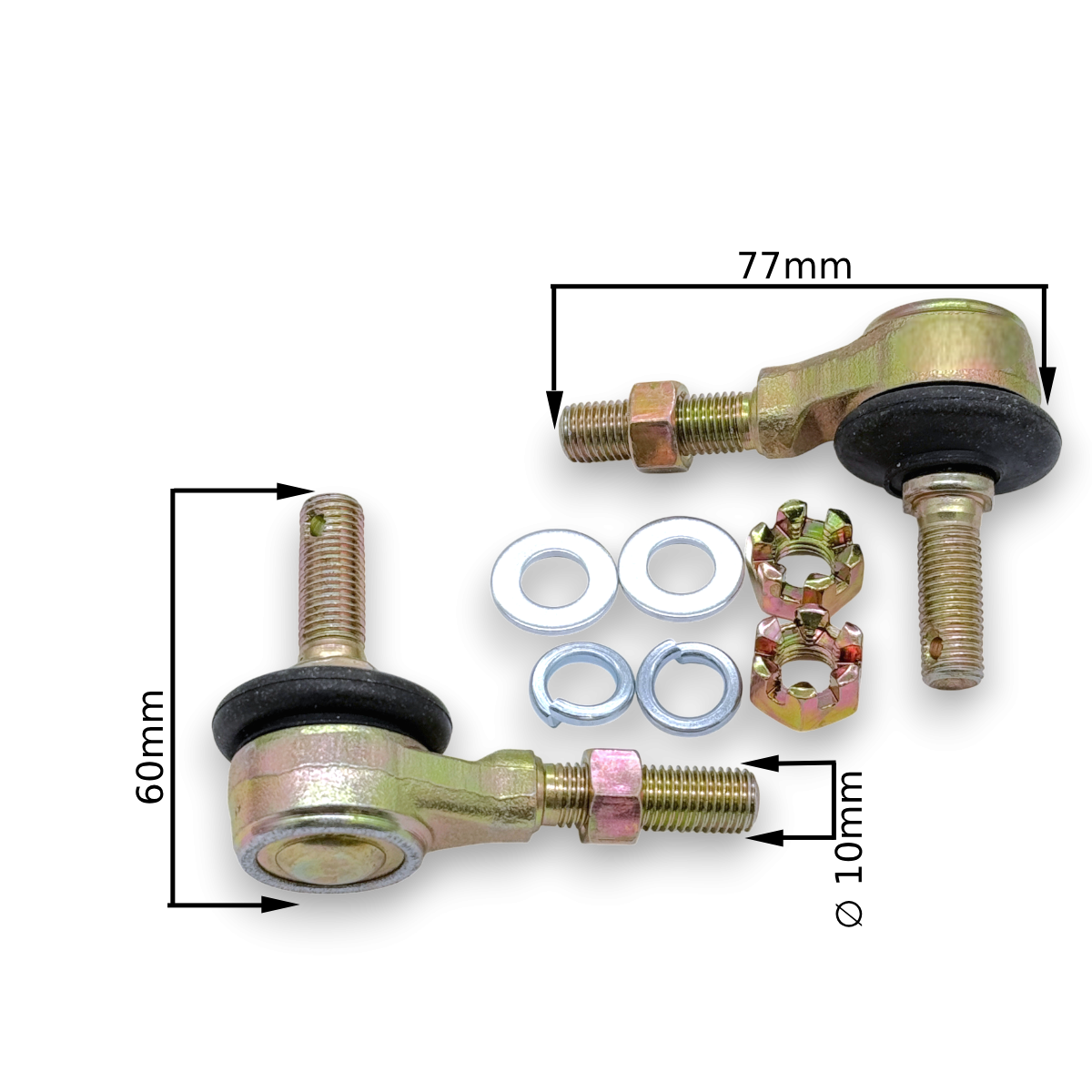 25025.png KOŃCÓWKI DRĄŻKA KIEROWNICZEGO P+L QUAD ATV KPL - obrazek 1