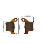 KLOCKI HAMULCOWE TYŁ CROSS 250CC