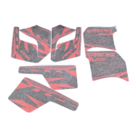 ZESTAW NAKLEJEK NA POJAZD QUAD ATV 250CC CZER