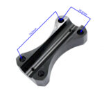 MOCOWANIE KIEROWNICY GÓRNE CROSS 125CC CZARNE