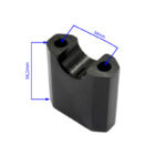 MOCOWANIE KIEROWNICY DOLNE CROSS 125CC CZARNE