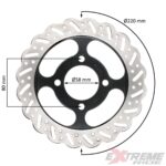 TARCZA HAMULCOWA TYŁ CROSS 250CC