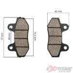 KLOCKI HAMULCOWE TYŁ CROSS 110CC