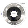 TARCZA HAMULCOWA PRZÓD QUAD 200CC 160MM