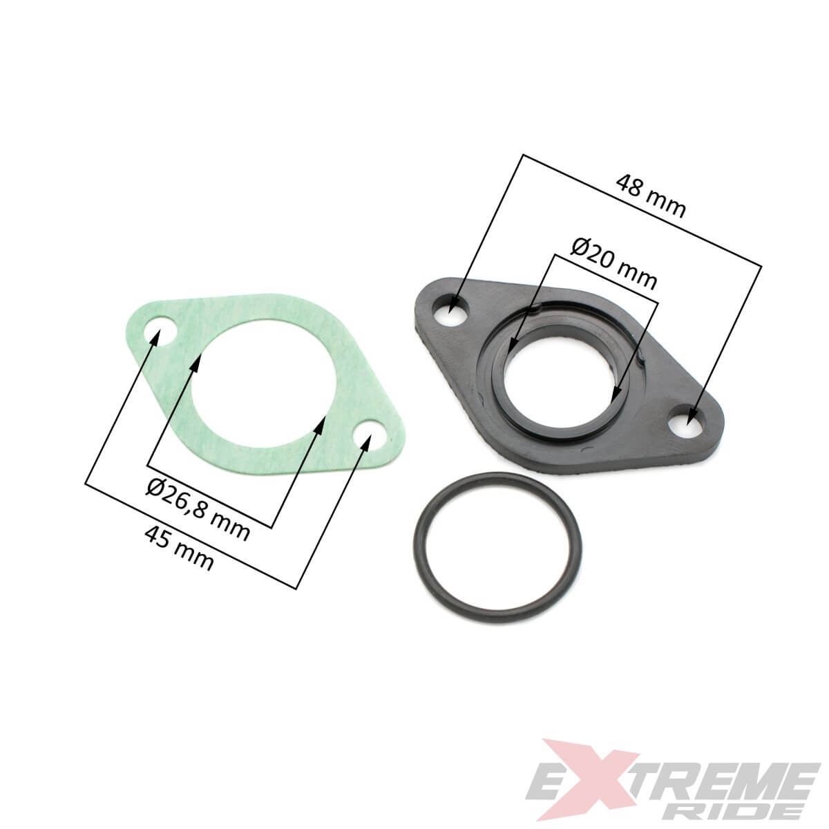 6371.jpg USZCZELKI KRÓĆCA GAŹNIKA CROSS 125 PAPIER + EBONIT - obrazek 1