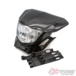 LAMPA PRZÓD CROSS 110CC CZARNA Z MOCOWANIEM