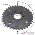 ZĘBATKA TYŁ 530H QUAD ATV 200CC 35Z