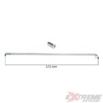 SZPRYCHA 17" KOŁA PRZÓD CROSS 125CC 17,2CM + NYPEL