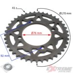 ZĘBATKA TYŁ 428 CROSS 41Z